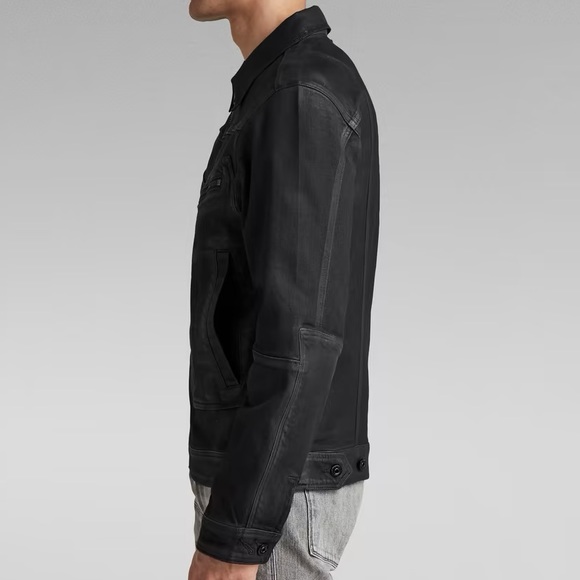 G-Star Raw Air-force Waxed Denim Jacket - Picture 10 of 12